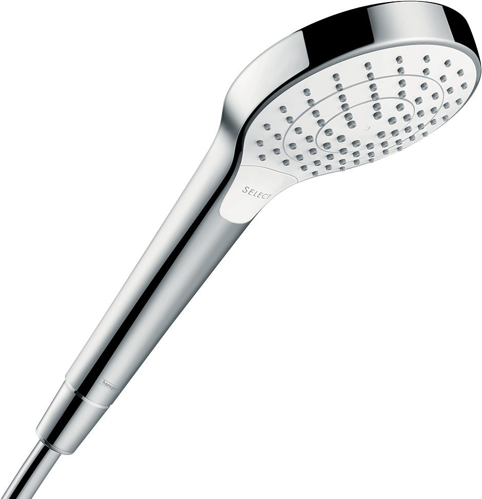 hansgrohe Croma Select S Handbrause 110 Vario, Weiß/Chrom