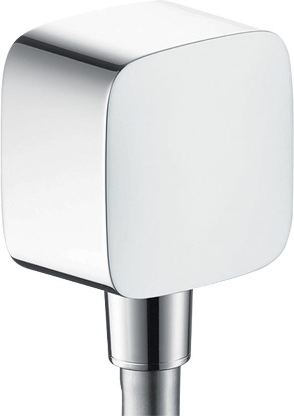 hansgrohe FixFit Wandanschluss mit Rückflussverhinderer, Chrom