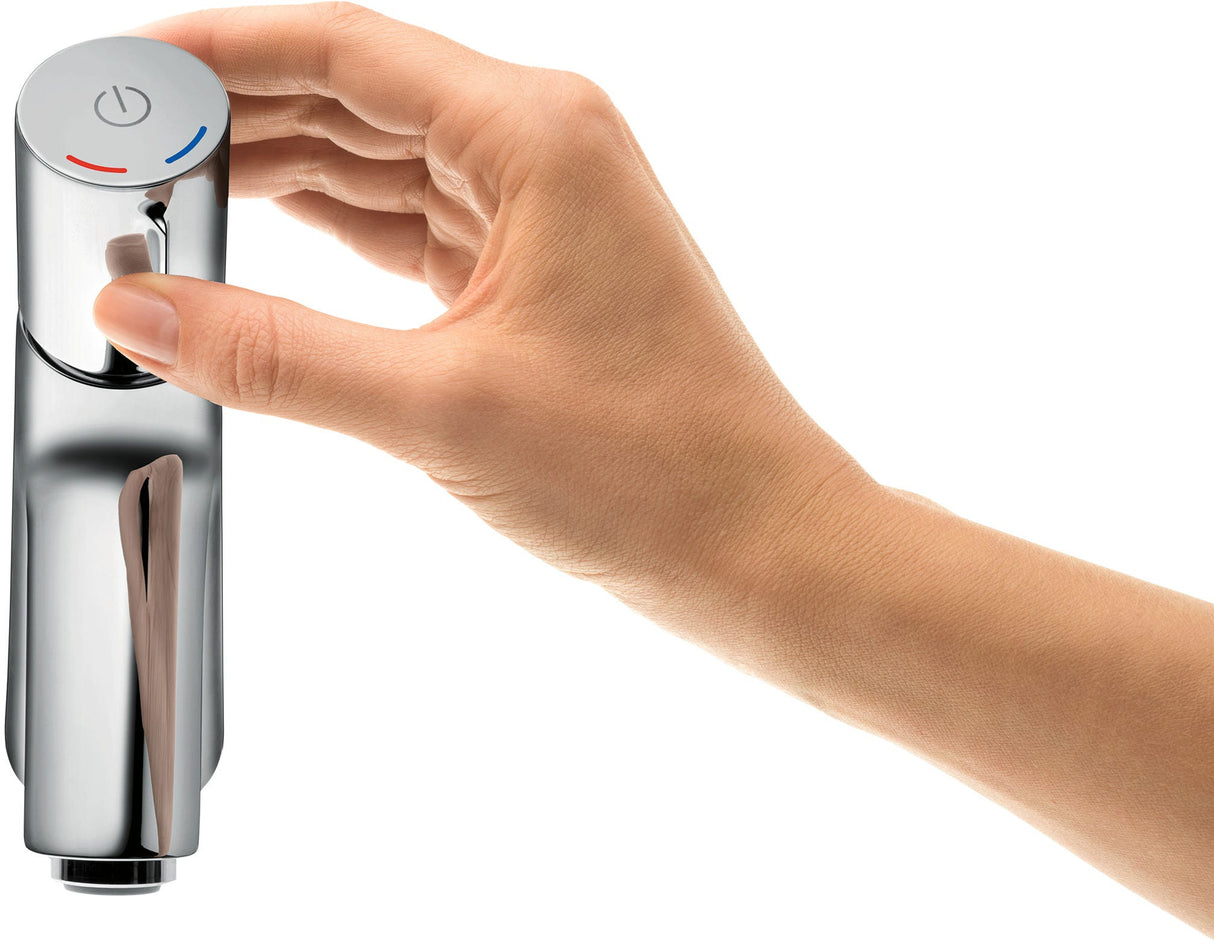 hansgrohe Talis Select S Waschtischmischer 100 mit Zugstangen-Ablaufgarnitur, Chrom