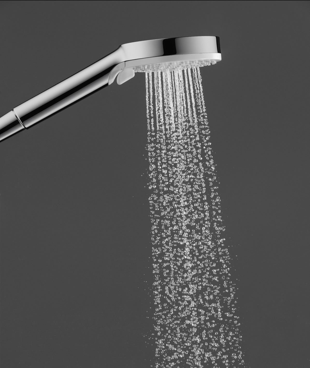 hansgrohe Crometta Brauseset 100 Vario mit Brausestange 90 cm, Weiß/Chrom