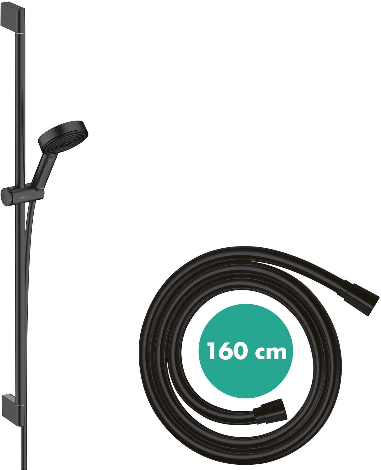 hansgrohe Pulsify Select S Brauseset 105 3jet Relaxation mit Brausestange rund