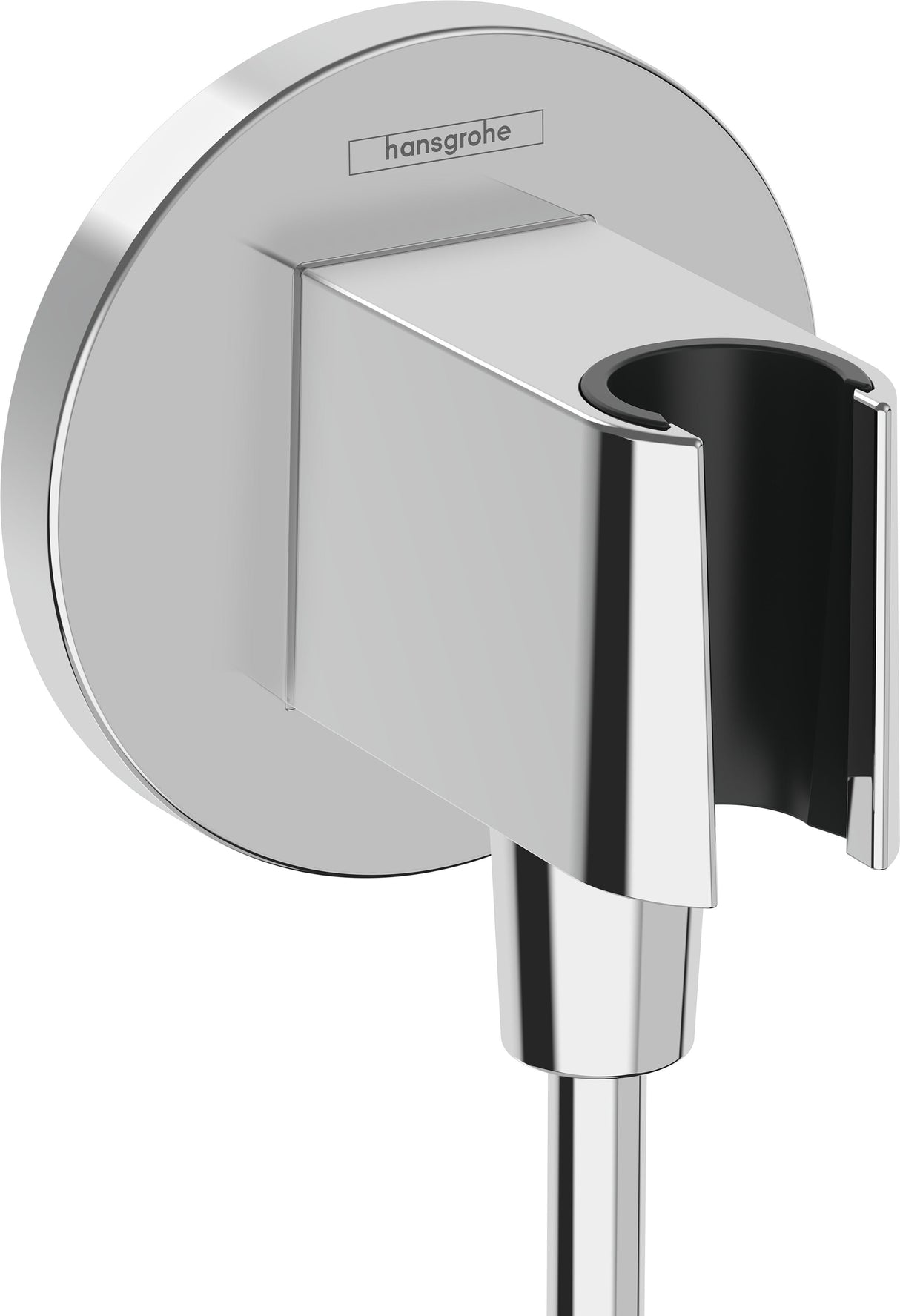 hansgrohe FixFit S Wandanschluss mit Brausehalter, Chrom