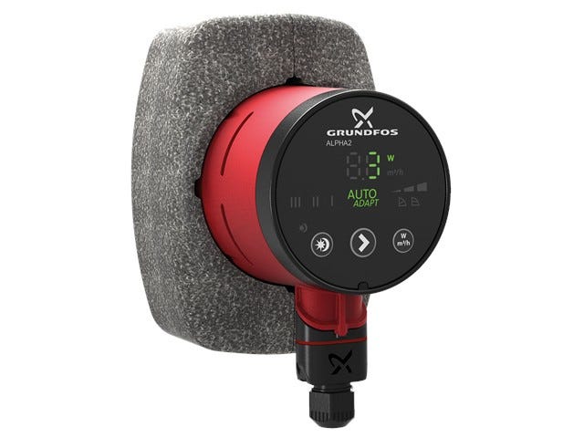 GRUNDFOS Hocheffizienz-Umwälzpumpe ALPHA2 1x230V 50Hz 6H DACH