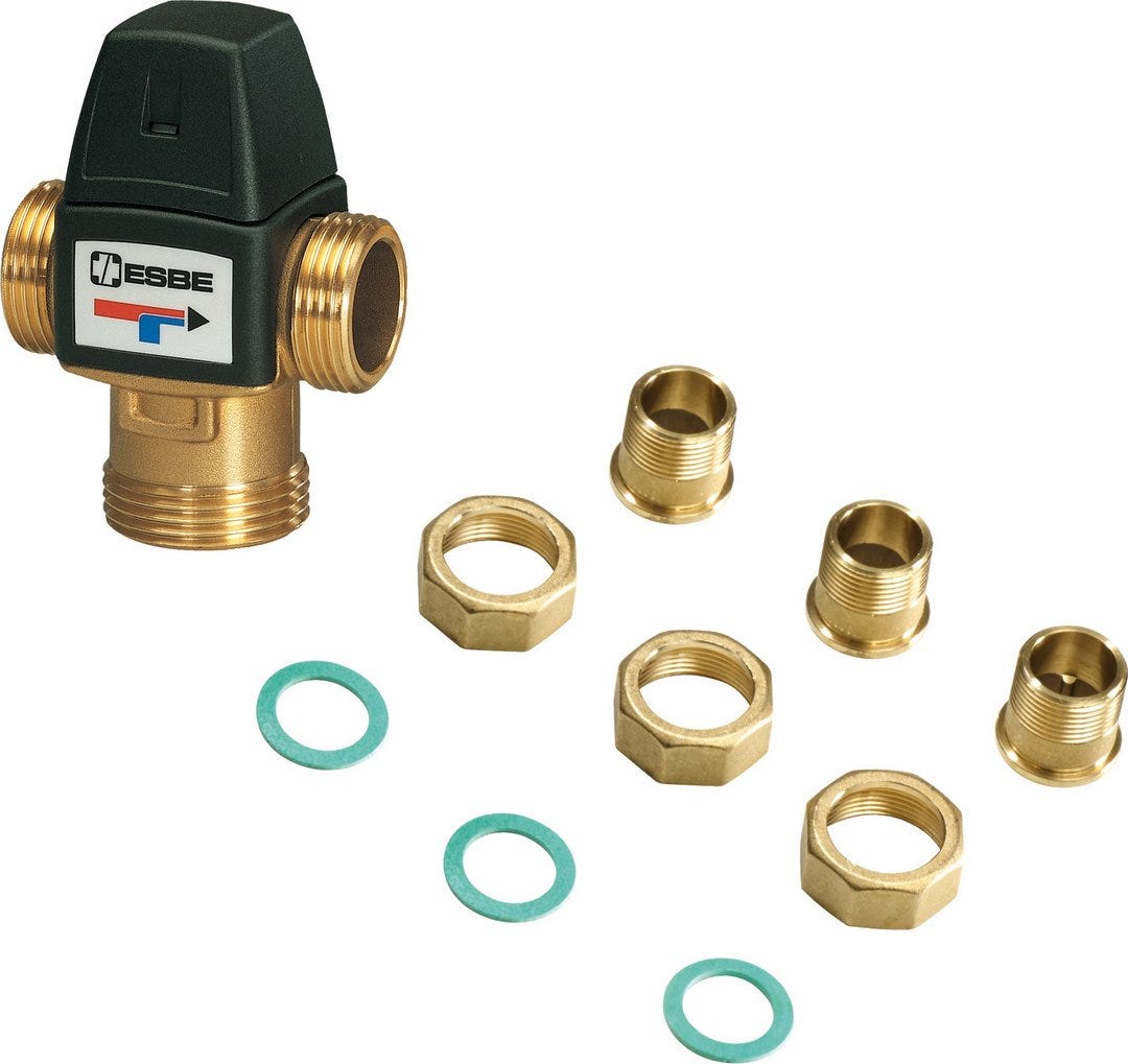 Zubehör Solartechnik TWM DN20 thermostatischer Trinkwassermischer
