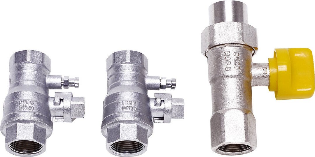 Installationszubehör Nr. 528/1 Serviceset R 3/4 mit TAE, Aufputz