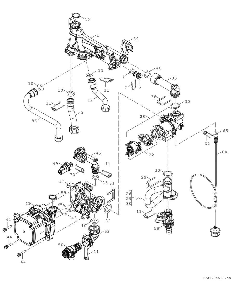 Gas-Brennwertgerät, wandhängend Condens GC9800iW 30 P 23, 840x440x365