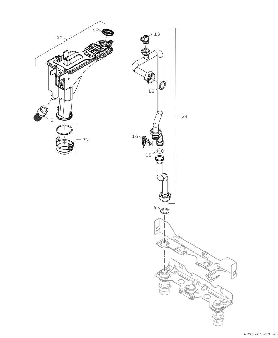 Gas-Brennwertgerät, wandhängend Condens GC9800iW H 23, 840x440x365