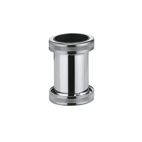 KLUDI WT-u.Bidet-Sifon Rohrkupplung mit 2 Verschraubungen chrom