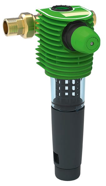 Grünbeck Rückspülfilter BOXER RDX Rückspülfilter zum Schutz der Haus-Installation nach DIN EN 806-2 mit Druckminderer und Manometer