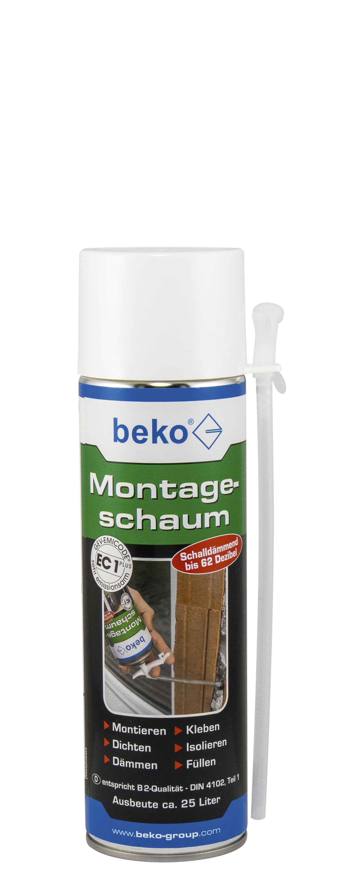 beko Polyurethanschaum 1-Komponenten, B2 Qualität, Paste, Kartusche