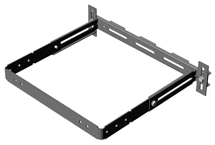 ELS-MHU Universal-Montagehalter für Wand-, Decken-, Schacht- montage von UP-Gehäusen