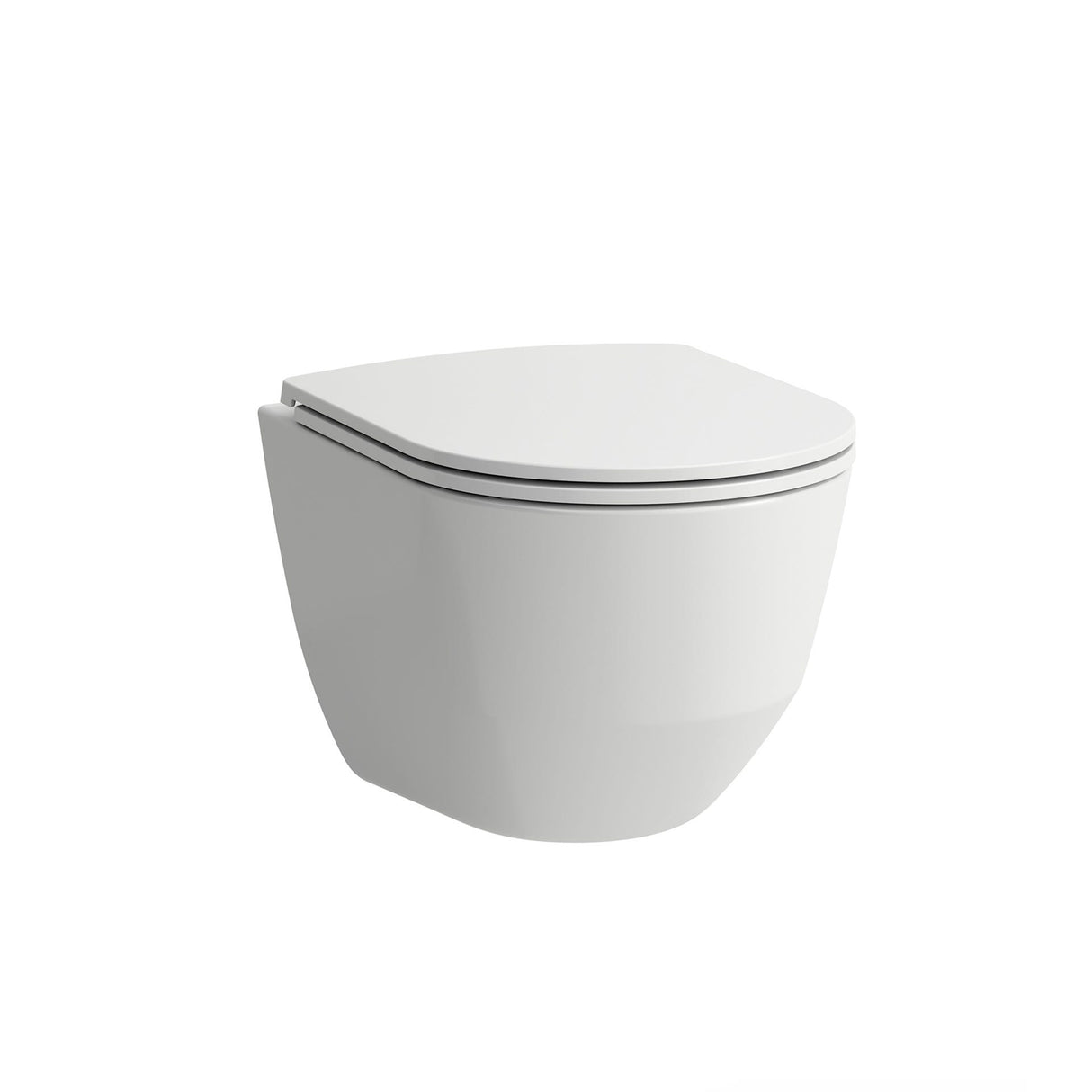 LAUFEN Tiefspül-WC wandhängend LAUFEN PRO 490x360 spülrandlos Ausführung kurz mit verdeckter Befestigung weiß