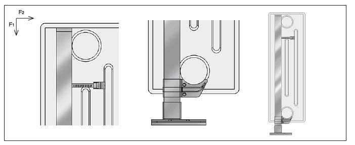 Standkonsolen Standfix ohne Schallschutz