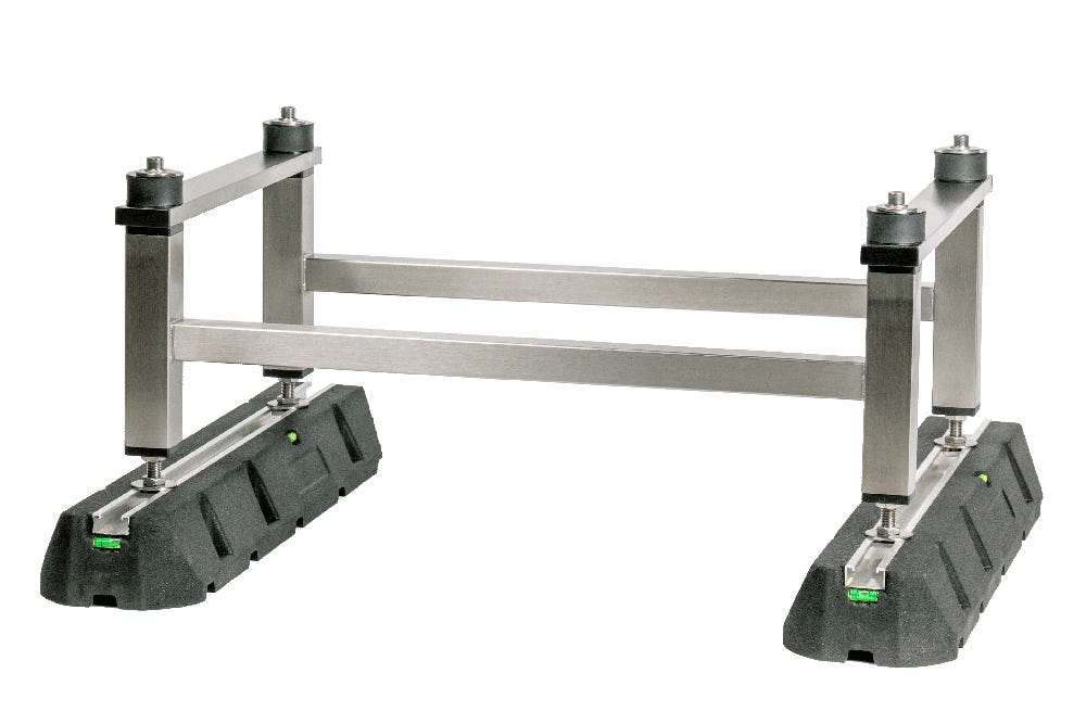 Standkonsole Kit SKS H HT 14-18 kW, Ausführung Edelstahl, inkl. Gummipuffer und Gummifüße zur Schallentkopplung, für DAIKIN Altherma 3 H HT Außengeräte