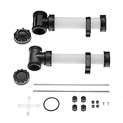 Endpaket C. Endrohre (TITEC) Kreuzstück, Überwurfmuttern, Verschlusskappen, O-Ringe, für variosafe VSF 600 / 750 / 1000.