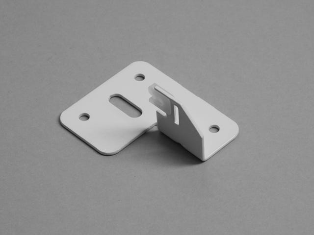 BEMM Wandkonsole leichte Ausführung, mit, Schallschutz, WA 20/30 mm, Weiß 9016
