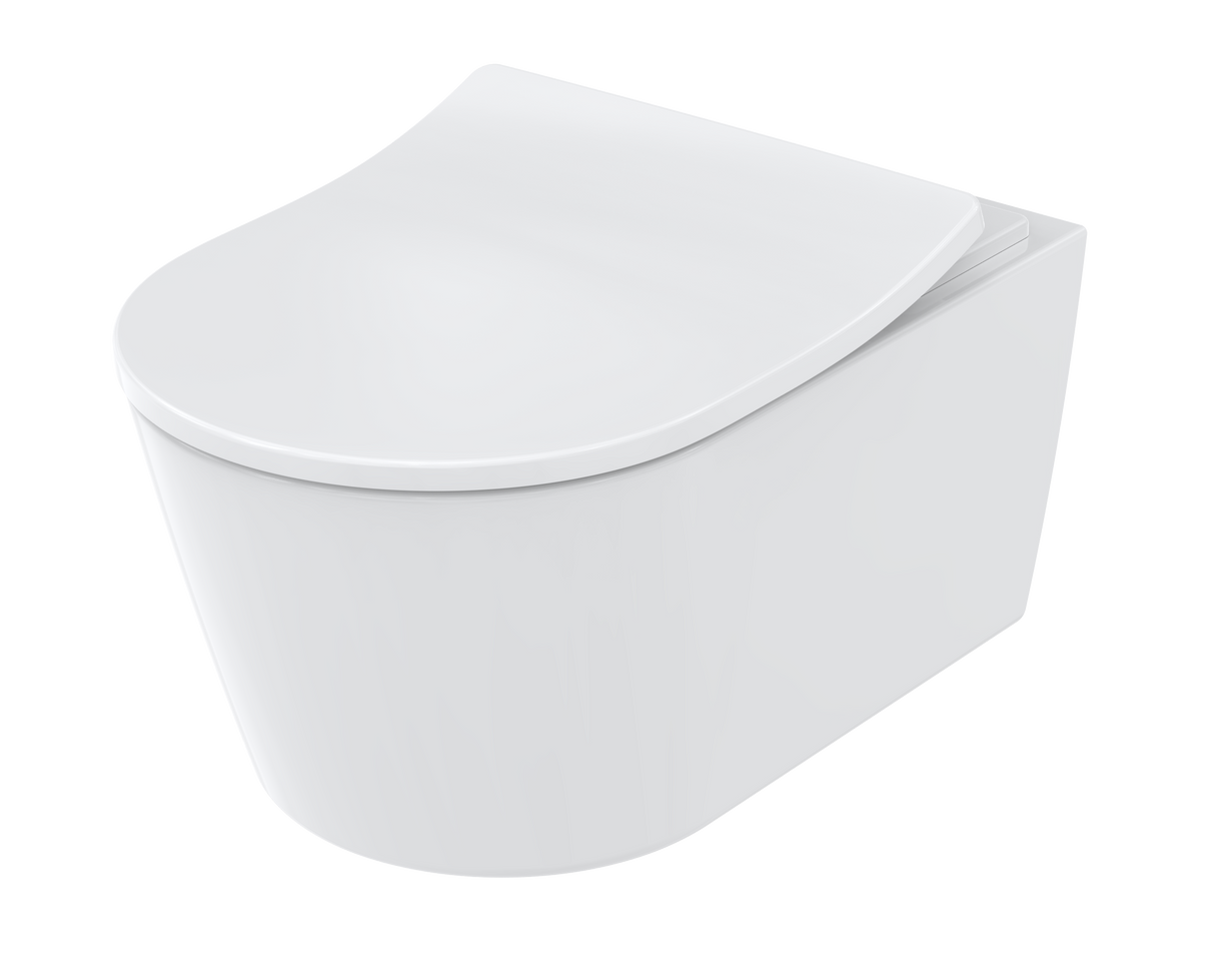RP Wand-Tiefspül-WC randlos, für WASHLET®, rev. Befestigung