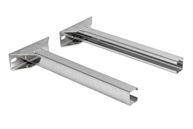 BS Wandhalter DW 80-600, (Paar) verstellbar 105-350 mm Wandabstand (ohne WBV/WBN!)