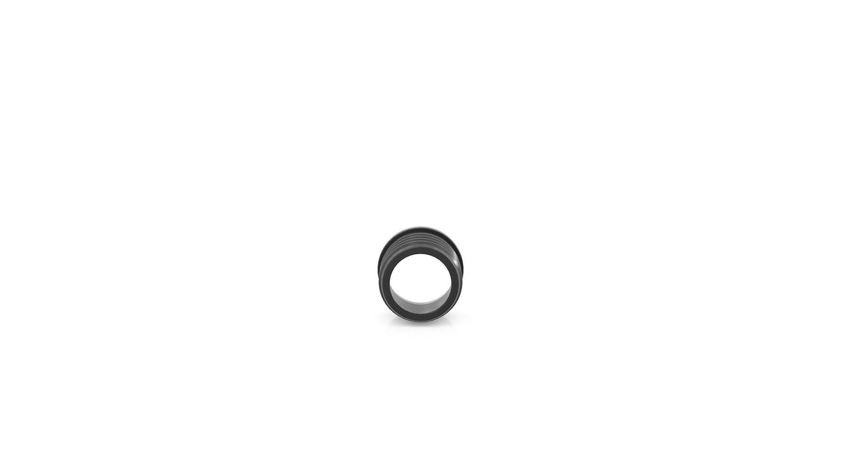 Gummiadapter CGA, schwarz, Einsteck-Übergangsring, ohne Schlauchklemme, ohne Typenzulassung nach BBR/EKS