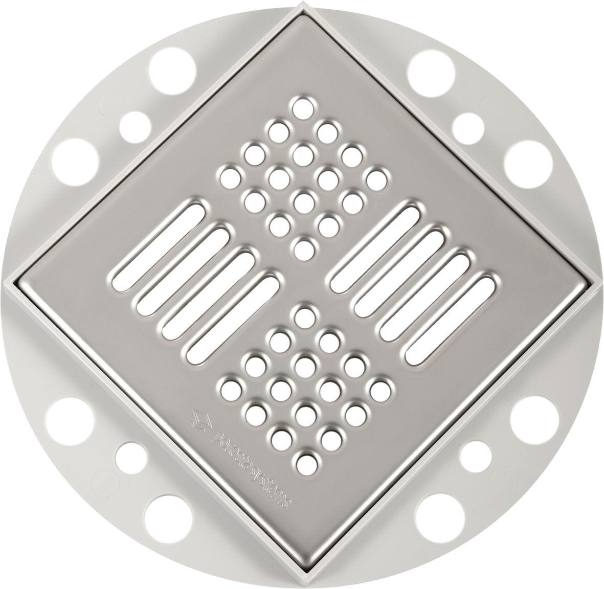 Poresta Rostrahmen quadr. 9mm inklusive Edelstahlrost