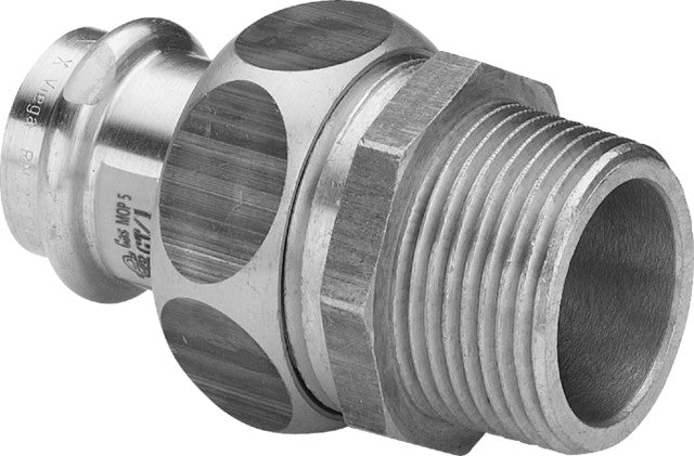 Viega Profipress G-Übergangsverschraubung mit AG SC-Contur Rotguss, Modell 2654