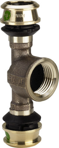 Viega Raxofix-T-Stück reduziert mit SC-Contur Siliziumbronze, Modell 5317