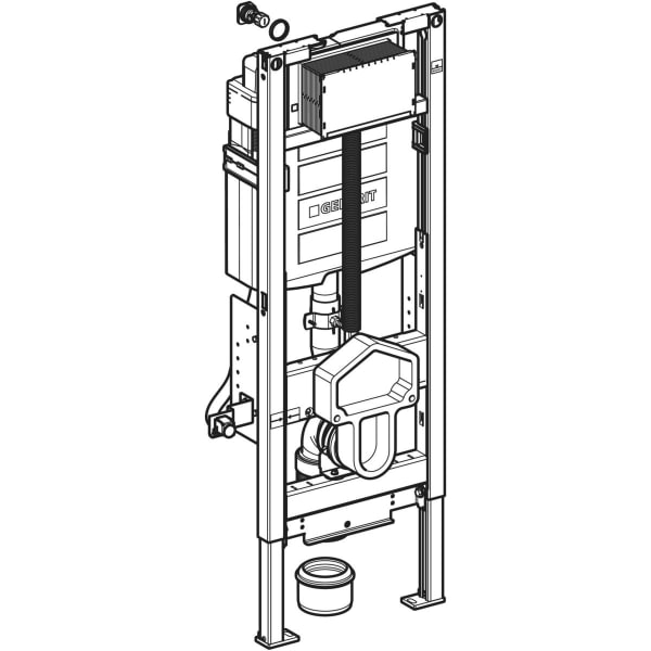 GE Duofix Element für WWC, 112 cm mit Sigma UP-SPK 12 cm, BF, höhe-verstlb