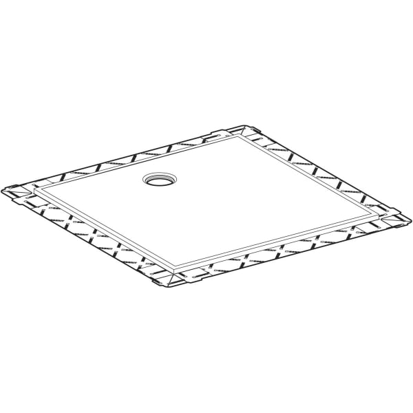 GE Setaplano Duschfläche 90 x 90 cm
