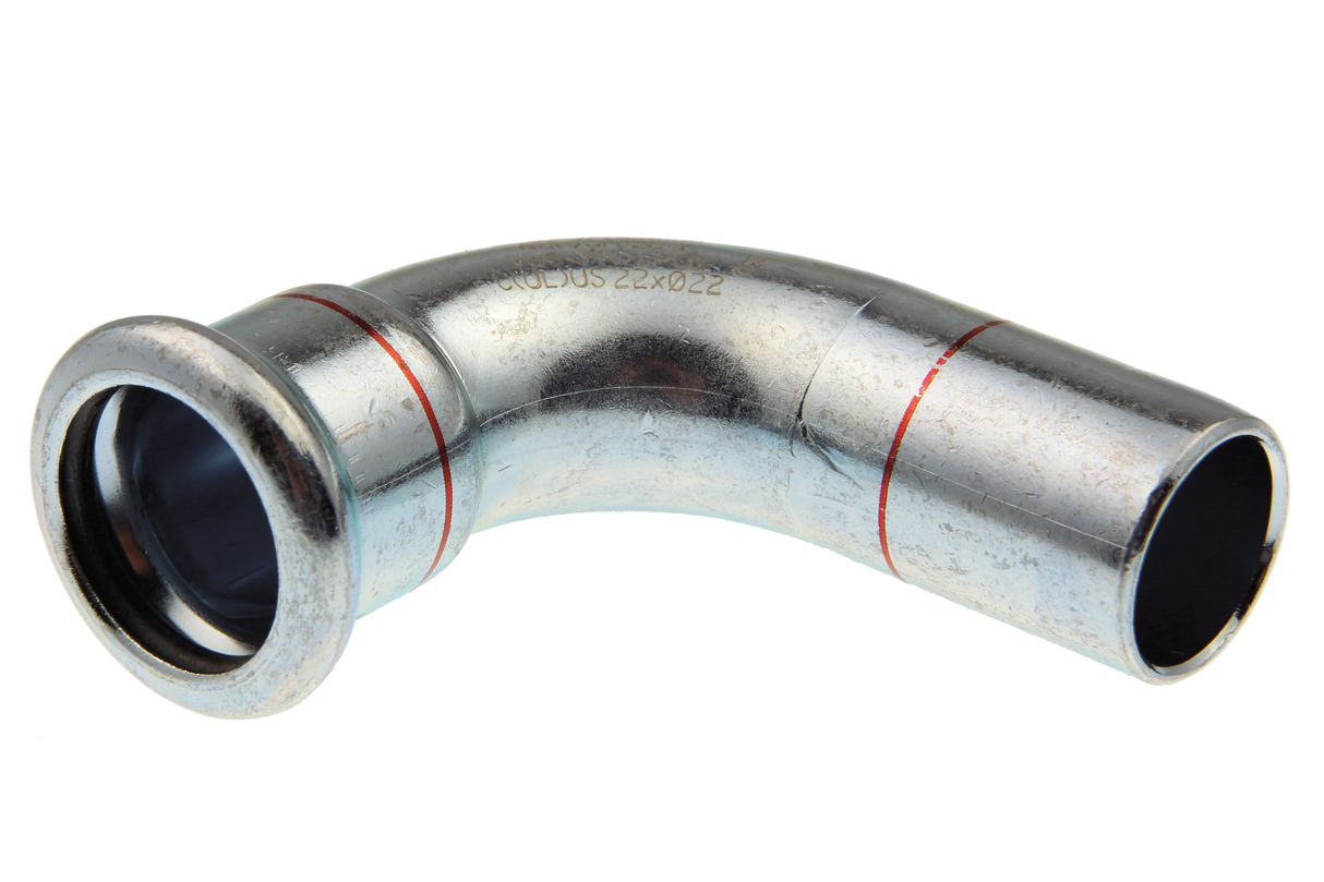 AIPS VSH XPress C-Stahl Bogen mit leak-before-pressed-Funktion 90 Grad I/A EPDM O-Ring