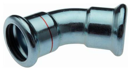 AIPS VSH XPress C-Stahl Bogen mit leak-before-pressed-Funktion 45Gr I/I  EPDM O-Ring