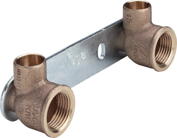Viega Gemini-Montageeinheit Modell 94476.2 für Elektro- Gerät, 15 x DN15 (1/2") x 100 mm