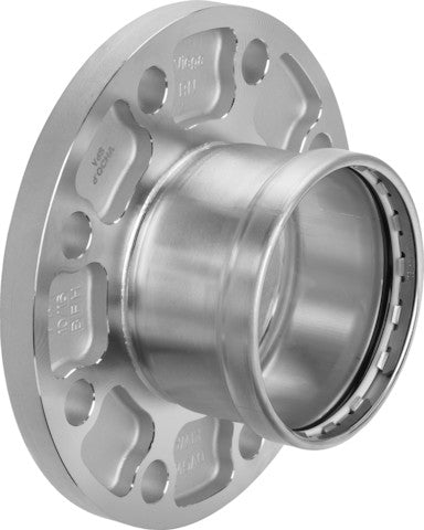 Viega Sanpress Inox XL-Flanschübergang mit Pressanschluß SC-Contur Stahl nichtrostend Modell 2359XL VdS-zugelassen, mit EPDM Dichtung, Zugfest, 1-teilig, gerade, Flansch / Pressmuffe