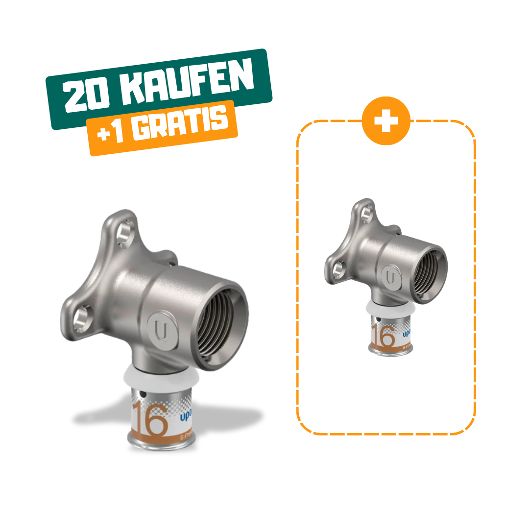 20+1 | Uponor S-Press PLUS Wandscheibe M 16-Rp1/2"FT