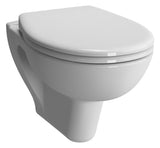 VT Tiefspüler-Wand-WC S20 VitrA Flush2.0 ovale Form 355 x 520 mm Weiß Hochglanz