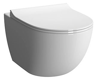 VT Tiefspüler-Wand-WC Sento VitrA Flush 365 x 540 mm Weiß Hochglanz