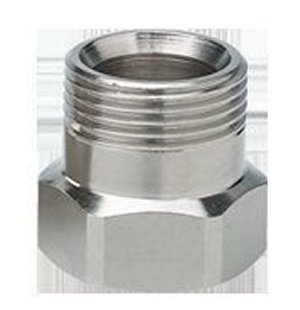 HU Verlängerungsstück G 3/4 x G 3/4 Eurokonus Messing vernickelt