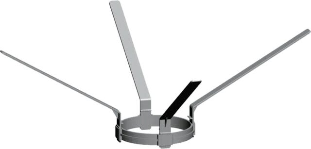 Wolf Abstandhalter DN80 4 Stück, aus Polypropylen