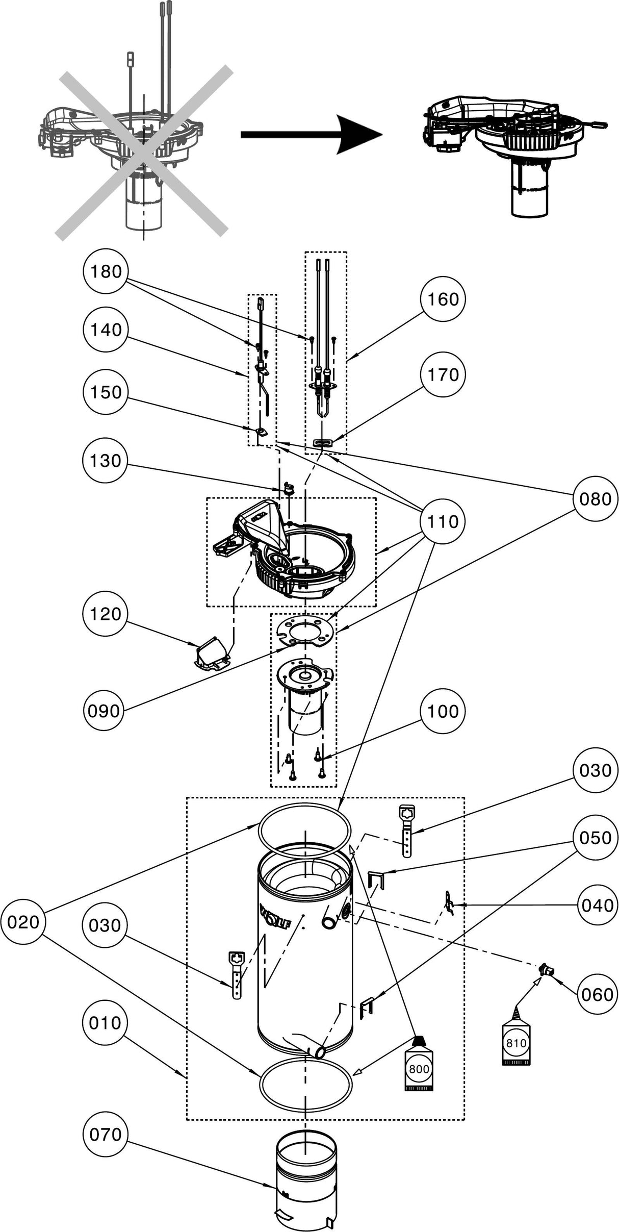 Wolf Gasbrennwert-Kombitherme CGB-2K ComfortLine, mit hocheff. Heizkreispumpe
