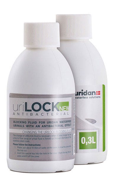 Patentierte Spezialflüssigkeit sorgt dafür, dass uridan®-Urinale zu 100% geruchlos funktionieren und ohne anfällige Dichtungen oder chemische Zusätze perfekt und zuverlässig arbeiten. 300 ml Flasche.