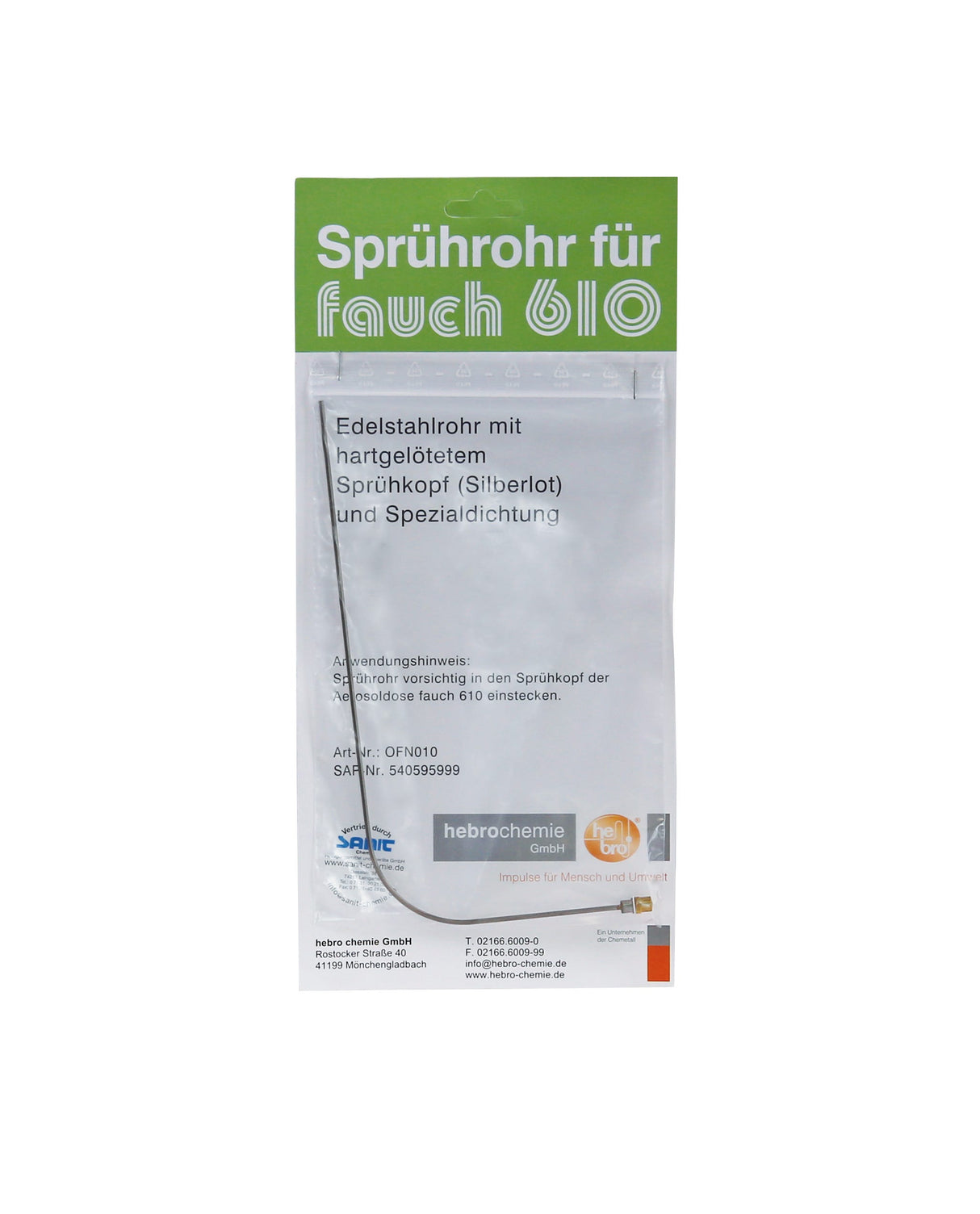 Sprührohr zu Fauch 610