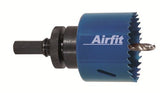airfit Kreisschneider HSS Bimetall mit Aufnahme für Kunststoff und Metall