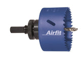 airfit Kreisschneider HSS Bimetall mit Aufnahme für Kunststoff und Metall