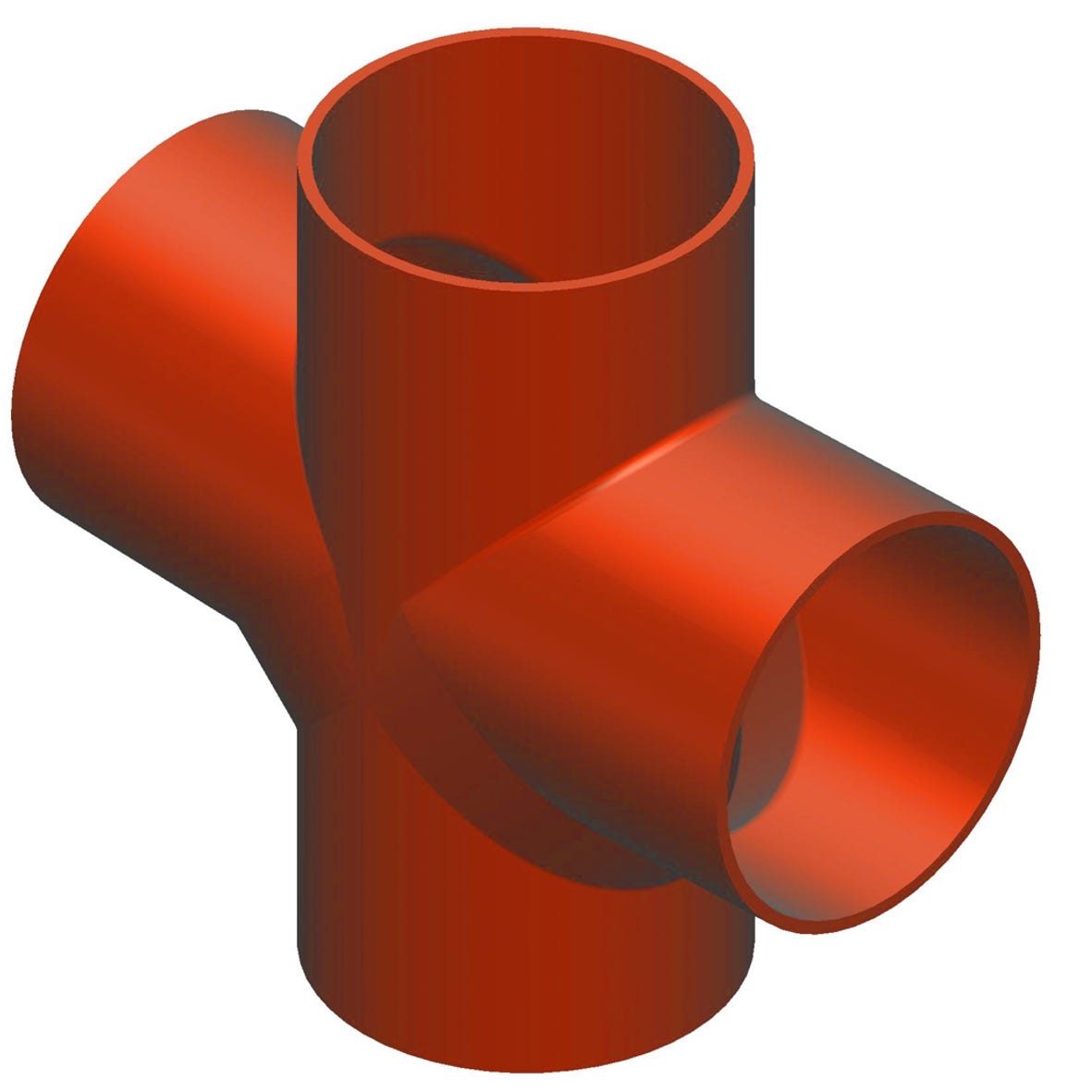 Düker Gussformstück SML Doppelabzweig 88 Grad DN