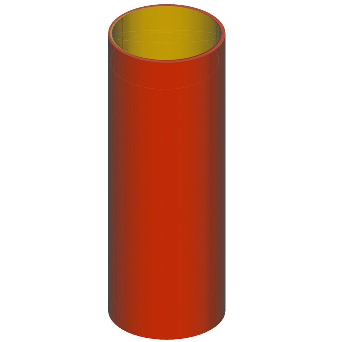 Düker Gussrohr SML Regenstandrohr ohne Muffe 1000 mm lang DN 100