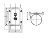 Düker Gussformstück SML Reinigungsrohr eckig