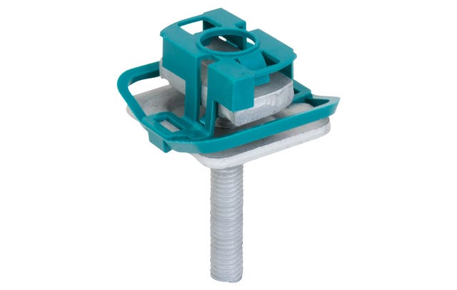 RapidStrut® Hammerfix G2 BUP, vormontierte Schiebemutter mit Gewindestift, Unterlegscheibe und Federring, hoher Korrosionsschutz, für Innen- und Außenbereich
