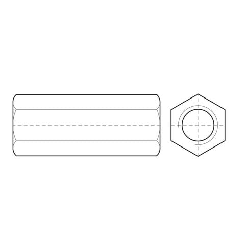 Aufgrund ihrer Vielfältigkeit können Gewindemuffen (ev) M10 x 30 mm verbinden oder auf Abstand halten, also unterschiedlichste Konstruktionen und praktisch jede Anwendung mit dem jeweils passenden Abstandsbolzen verwirklicht werden.