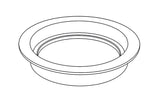 Walraven Mengering® Dichtungsring zum Verbinden und Abdichten von Gussrohren mit Muffe, SML- oder HT/PE-Rohr, Typ I, gefertigt aus EPDM-Gummi, schwarz, getestet nach DIN 4060, zum Stecken verwendbar bis 0,5 bar Innendruck