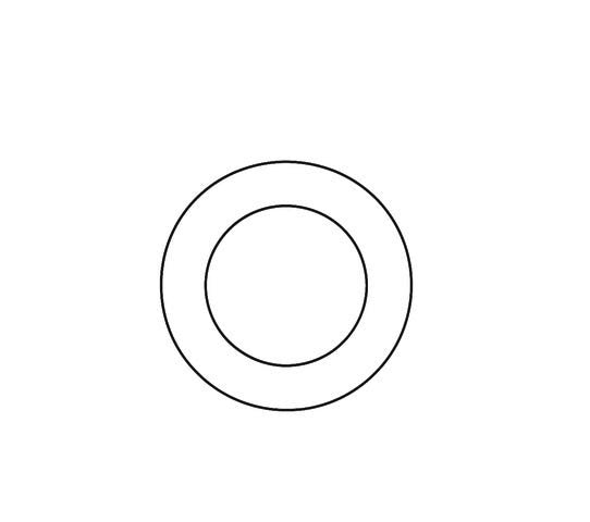 Walraven Mengering® Dichtungsring zum Verbinden und Abdichten von Gussrohren mit Muffe, SML- oder HT/PE-Rohr, Typ A, gefertigt aus EPDM-Gummi, schwarz, getestet nach DIN 4060, zum Stecken bis 0,5 bar Innendruck
