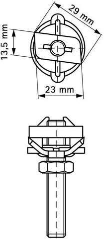 Kein Problem sind Änderungen der Konstruktion während des Montierens mit dem RapidRail® Hammerfix ev für Befestigungen an Walraven RapidRail® Schienen, er ist nicht nur leicht einsetzbar sondern auch bis zur Fixierung flexibel umpositionierbar.